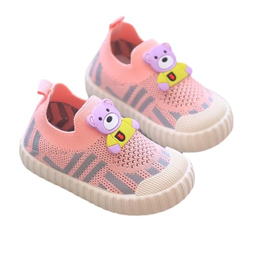 Generisch Unisex Kinder Slip-on Sneaker Lauflernschuhe Weich Atmungsaktiv und Komfortabel Babyschuhe Hallenschuhe Draußen von Generisch