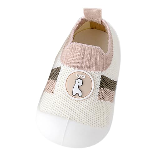 Generisch Unisex Kinder Slip-on Sneaker Lauflernschuhe rutschfeste und atmungsaktive Babyschuhe Hallenschuhe Draußen von Generisch