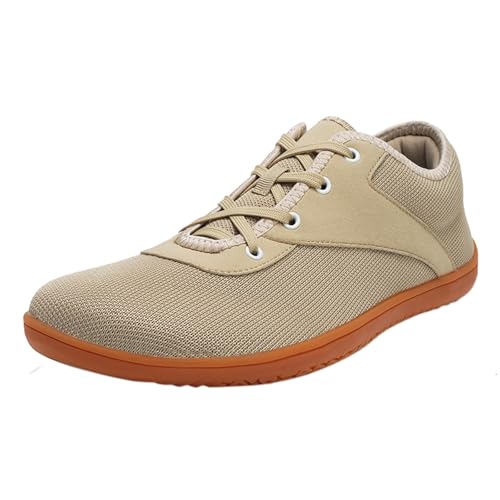 Generisch Unisex Orthopädische Flache Turnschuhe Vermascht Sommerschuhe Leichte Laufschuhe Barfuss Freizeitschuhe Breite Füße Sportschuhe Komfort Slip Wanderschuhe Liebespaar Sneaker von Generisch