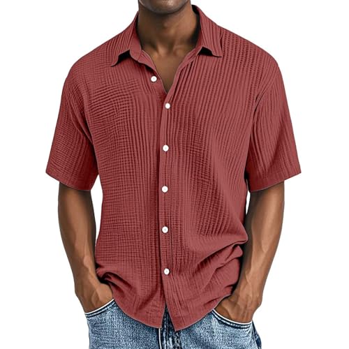 Generisch Urban Classics Herren T-Shirt,Musselin Leinen Hemden Kurzarm Leicht Sommerhemd Button Down Freizeithemd mit Brusttasche Bequem Atmungsaktiv Kurzarmhemd Strandhemd Urlaub Generisch Urban Classics Herren T-Shirt,Musselin Leinen Hemden Kurzarm Leicht Sommerhemd Button Down Freizeithemd mit Brusttasche Bequem Atmungsaktiv Kurzarmhemd Strandhemd Urlaub von Generisch