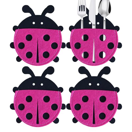 Generisch -Utensilien-Besteckhalter, Utensilien-Besteckhalter-Beutel - -Tischdekorations-Besteck-Organizer,Cartoon-besteckhalter für Café, Hotel, Restaurant, Küche von Generisch