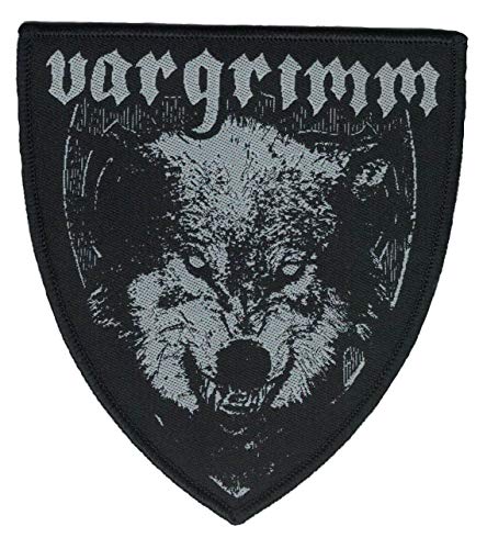 Generisch Vargrimm - Wolf grau Aufnäher/Patch | Pagan Metal, Viking Metal, Varg von Generisch