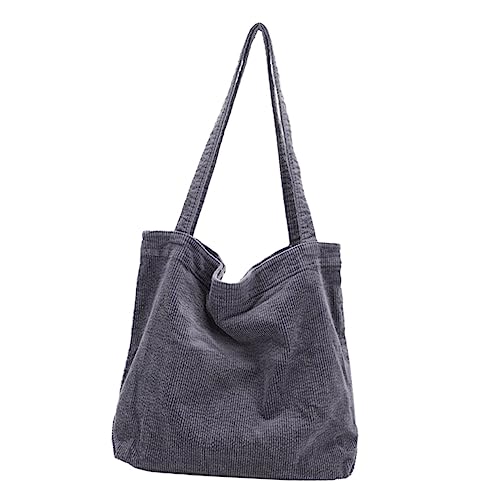 Generisch Vintage Cord Umhängetasche Für Damen Große Kapazität Schultertasche Im Retro Design Mit Verstellbarem Gurt Tragbare Handtasche Für Alltag Und Freizeit von Generisch