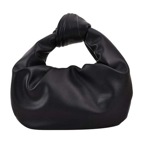 Generisch Vintage Geknotet Gewebte Umhängetasche, Retro Handtasche für Damen, PU Leder Umhängetasche, Umhängetasche Mode Einkaufstasche für Alltag Party Arbeit von Generisch