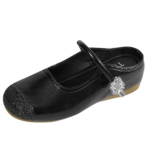 Generisch Walkingschuhe Damen Leicht,Freizeitschuhe Damen Slipper,Einfarbige Rutschfester Flach Slip-On,Dicke Hausschuhe Schuhe Einzelne,Pailletten Spleißen Hundert Ledeschuhe von Generisch