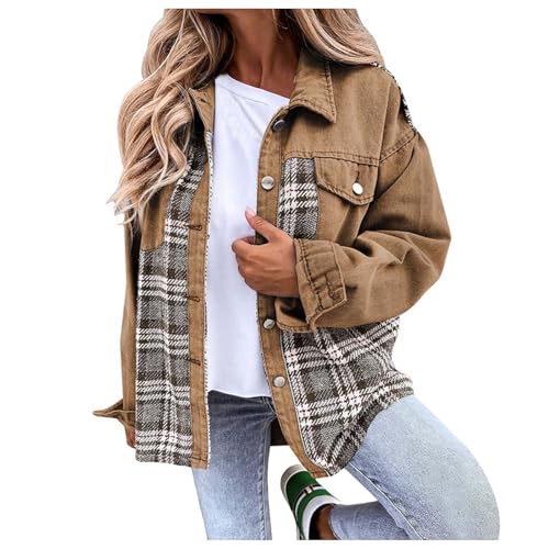 Generisch Wanderjacke Damen Herbst Regenmantel Damen Winterjacke Damen Weiß Strickjacke Damen Baumwolle Kurz Bomberjacke Damen Schwarz Weiß Trainingsjacke Damen Snowboardjacke Für Damen von Generisch