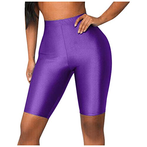 Generisch Wanderleggings Sport Leggings Damen Trainingshorts Tanz Yogahose Lässige High Waist Sport Caprihose Leggings Damen Jogging Scrunch Butt Tights Sportshorts von Generisch