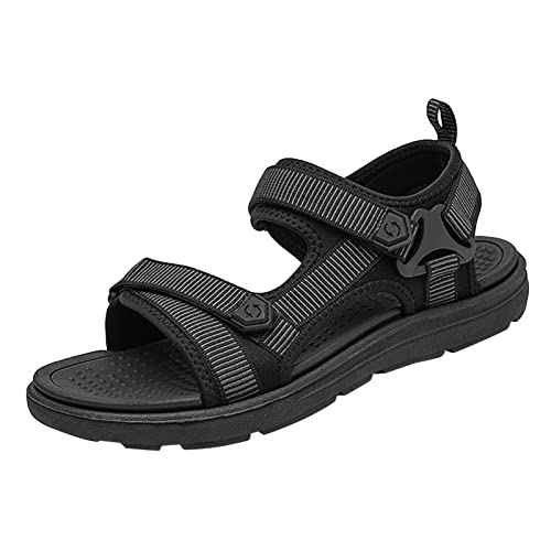Generisch Wandersandalen Damen Leder - Trekking Sandalen Orthopädische Sandaletten Rutschfest Sportsandalen Atmungsaktive Turnschuhe Bequeme Schlappen Verstellbarem Riemen Outdoorsandale von Generisch