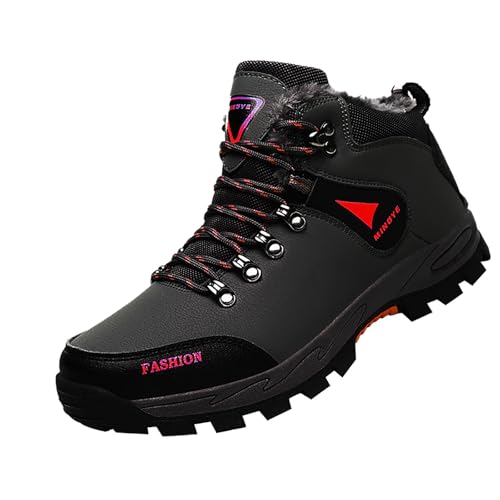 Generisch Wanderschuhe Herren Damen Trekkingschuhe wasserdichte Outdoorschuhe High-Top Anti-Rutsch Winterschuh Leicht Wanderstiefel Trekkingschuhe rutschfest Traillaufschuhe Mountain-Camping von Generisch