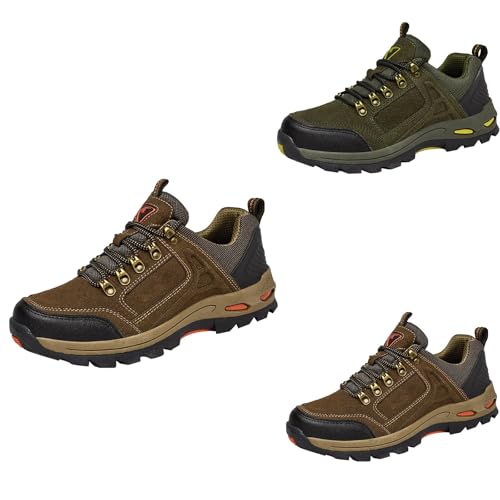 Generisch Wanderschuhe Herren Leichte Trekkingschuhe Wasserdicht Outdoorschuhe Herren Bequem Leichte Atmungsaktive Walkingschuhe rutschfeste Abriebfest KnöChel Bergschuhe Outdoor Lauf Sneaker Generisch Wanderschuhe Herren Leichte Trekkingschuhe Wasserdicht Outdoorschuhe Herren Bequem Leichte Atmungsaktive Walkingschuhe rutschfeste Abriebfest KnöChel Bergschuhe Outdoor Lauf Sneaker von Generisch