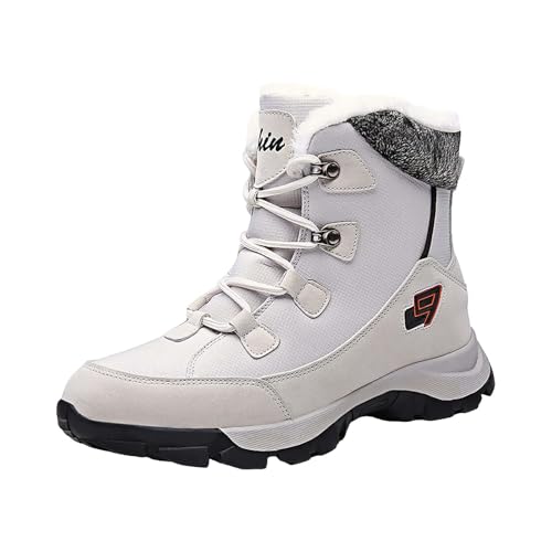 Generisch Wanderschuhe Unisex，Mode Freizeit Sneaker，Verdickte Warm Schneestiefel，Outdoor Rutschfeste Bergschuhe，Robuste Sportschuhe，Leichte Bequeme Walkingschuhe，Dicker Sohle Trekkingschuhe von Generisch