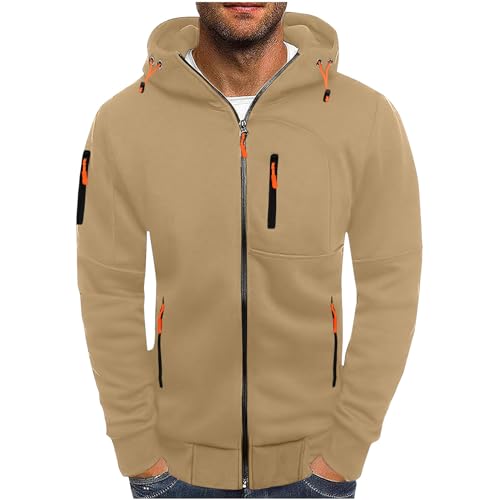 Generisch Warehouse Deal Hoodie Herren Reißverschluss Sweatjacke mit Taschen Freizeit Sweatshirt mit Kapuze Fashion Fitness Trainingsjacke Einfarbig Langarm Kapuzenjacke Regular fit Hoody Sportjacke Generisch Warehouse Deal Hoodie Herren Reißverschluss Sweatjacke mit Taschen Freizeit Sweatshirt mit Kapuze Fashion Fitness Trainingsjacke Einfarbig Langarm Kapuzenjacke Regular fit Hoody Sportjacke von Generisch