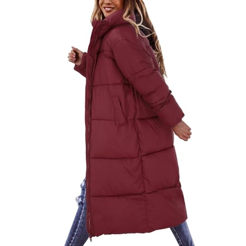 Generisch Warme Daunenmantel Daunenjacke Damen Elegant Verdickt Steppjacke mit Kapuze Puffer Winterjacke Weiche Wintermantel Lang Outdoor Mantel Leichte Casual Kuschelig Steppmantel Generisch Warme Daunenmantel Daunenjacke Damen Elegant Verdickt Steppjacke mit Kapuze Puffer Winterjacke Weiche Wintermantel Lang Outdoor Mantel Leichte Casual Kuschelig Steppmantel von Generisch