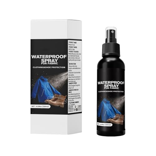 Generisch Wasserdichtspray für Stoffe - 120 m wasserdichtes Spray für Stoff | Wasserschutzmittel für Rucksack, wasserdichtes Stoffmöbel Teppichmantel Wanderschuh von Generisch