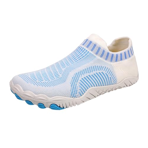 Generisch Wasserschuhe Damen Herren Aquaschuhe Schnell Trocknend Strandschuhe Surfschuhe rutschfeste Barfußschuhe mit Breiter Zehenbox Dicke Sohle Gr.35-46 von Generisch