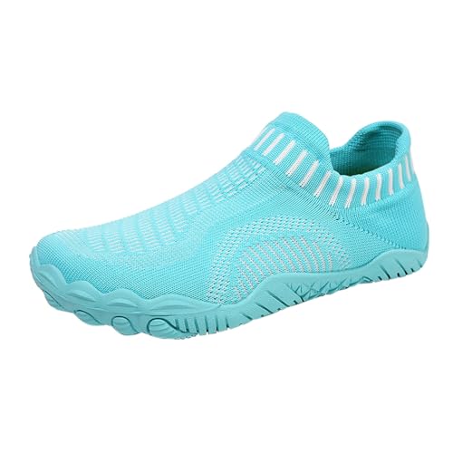 Generisch Wasserschuhe Damen Herren Aquaschuhe Schnell Trocknend Strandschuhe Surfschuhe rutschfeste Barfußschuhe mit Breiter Zehenbox Dicke Sohle Gr.35-46 von Generisch
