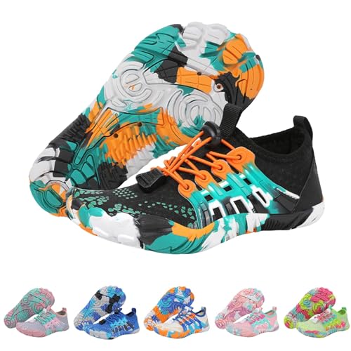 Generisch Wasserschuhe Kinder Weiche Sohle Strand Bade Schuhe Outdoor Fitness Schwimmaktivitäten Zweifach Nutzung Trocknen Schnell Aqua Socken für Wassersport von Generisch