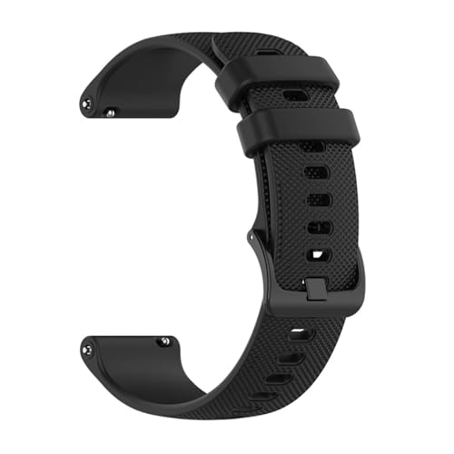 Generisch Weiches Lederarmband, kompatibel mit Band BIP5 GTR 4 3 Pro 47 mm GTS 4 3 20 mm 22 mm Herren-Damen-Armbänder(Black,20mm Watch) von Generisch