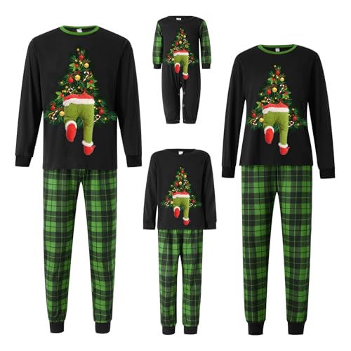 Generisch Weihnachts Schlafanzug Jungen Partner Herren Weihnachtspyjama Weihnachts Schlafanzug Kuschelig Winter Kurz Mädchen Weihnachts Pyjama Pyjamas Damen Sexy Weihnachtsoutfit Christmas Pyjama von Generisch