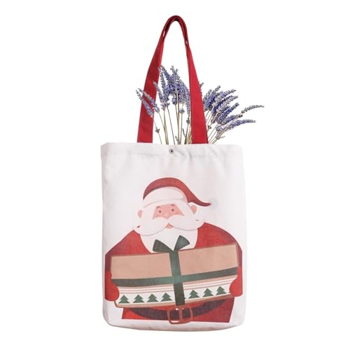 Generisch Weihnachts-Tragetaschen - Weihnachtshandtasche Geschenktasche,Einkaufstaschen, Lässige Schultertasche Für -Reisen, Partys, Schule, Arbeit von Generisch
