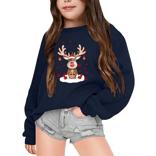 Generisch Weihnachtspulli Baby Weihnachtspullover Kinder Weihnachten Sweatshirt Pullover Mädchen Junge Weihnacht Weihnachtspulli Weihnachtsoutfit Christmas Weihnachtskleidung Weihnachtsmann von Generisch