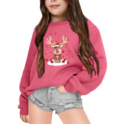 Generisch Weihnachtspullover Kinder 152 Weihnachtspullover Kinder Weihnachten Sweatshirt Pullover Mädchen Junge Weihnacht Weihnachtspulli Weihnachtsoutfit Christmas Weihnachtskleidung Weihnachtsmann von Generisch
