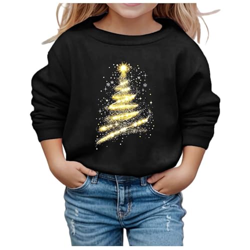 Generisch Weihnachtspullover Mädchen Weihnachtspullover Kinder Weihnachten Sweatshirt Pullover Mädchen Junge Christmas Weihnachtsoutfit Weihnachtspulli Weihnacht Weihnachtsmann Weihnachtskleidung von Generisch