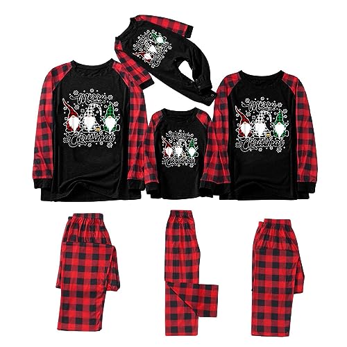 Generisch Weihnachtspyjama Familie Set, Weihnachts Pyjama, Christmas Pyjama Couple, Weihnachts Schlafanzug, Weihnachtsoutfit Familie, Familie Weihnachten Pyjamas Partner für Damen Herren Kinder 2023 von Generisch