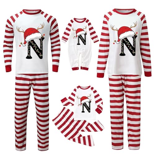 Generisch Weihnachtspyjama Familie Set, Weihnachtsoutfit Familie Weihnachts Schlafanzug Brief Drucken Familien Outfit Weihnachten Pyjama für Herren Damen Kinder Baby Christmas Nachtwäsche Pyjamas M Generisch Weihnachtspyjama Familie Set, Weihnachtsoutfit Familie Weihnachts Schlafanzug Brief Drucken Familien Outfit Weihnachten Pyjama für Herren Damen Kinder Baby Christmas Nachtwäsche Pyjamas M von Generisch