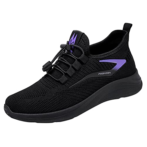 Generisch Weite Schuhe Herbst-Stil Schnürschuhe Rennschuhe Sport und Freizeit Arbeit Damen Sneaker Klassische Mode Freizeitschuhe Bequem Halbschuhe von Generisch