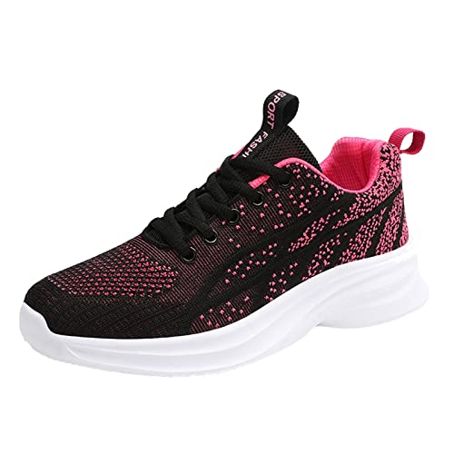 Generisch Weite Schuhe Herbst-Stil Schnürschuhe Rennschuhe Sport und Freizeit Arbeit Damen Sneaker Klassische Mode Freizeitschuhe Bequem Halbschuhe von Generisch