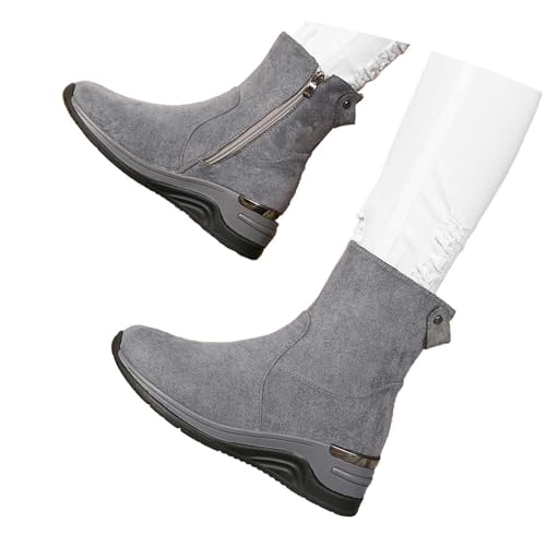 Generisch Western Stiefeletten Mit Absatz Ankle Boots Chelsea Stiefel Cowboystiefel Western-Cowgirl-Stiefel Cowboy Spitz Knöchelstiefel Freizeitschuhe Winter Damenstiefel von Generisch