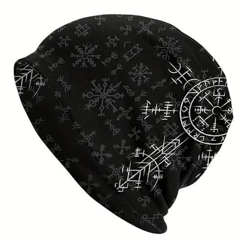 Generisch Wikinger Beanie Vegvisir Mütze von Generisch