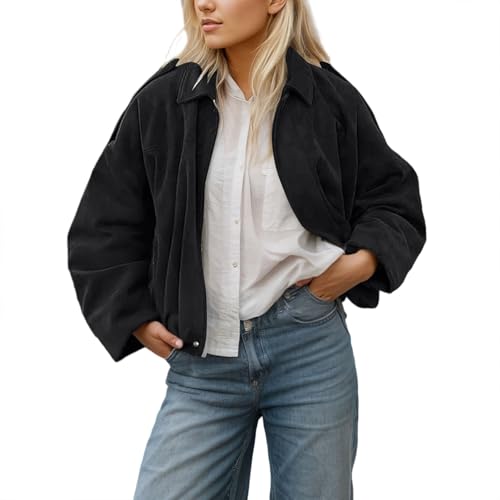 Generisch Wildlederjacke Damen Braun - Suede Jacket Women Trenchcoat Kurz Bomberjacke Herbstjacke Kunstlederjacke Übergangsjacke Elegant Winterjacke Generisch Wildlederjacke Damen Braun - Suede Jacket Women Trenchcoat Kurz Bomberjacke Herbstjacke Kunstlederjacke Übergangsjacke Elegant Winterjacke von Generisch