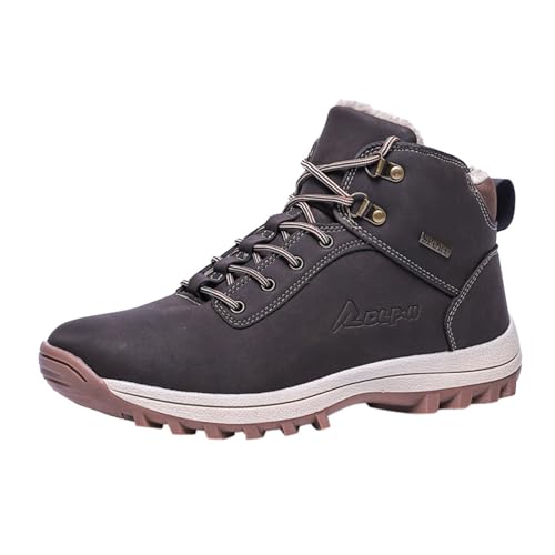 Generisch Winter Barfußschuhe Damen Herren, Wasserdicht Barfuss Schuhe Barfussschuhe Breite Füße Wasserfest Winter Barfußschuhe Winterschuhe Outdoor Warm Hoch Winterbarfussschuhe von Generisch