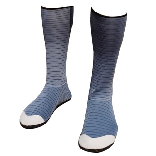 Generisch Winter Gummistiefel Damen Wasserdichte Schuhe Freizeitschuhe,Tauchschuhe,Lange Schlauch Schnorchelschuhe,Schnelltrocknend,Rutschfest,und Schwimmschuhe für Damen und Herren,Schuhe (Grey,39) von Generisch