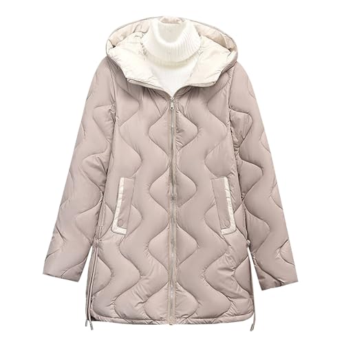 Generisch Winterjacke Damen Lang Wintermantel Mantel Winter Steppjacke Daunenjacke Schlanke Frauen Übergangs Jacke Puffer Jacke Daunenmantel Warehouse Deals Angebote Khaki XL Generisch Winterjacke Damen Lang Wintermantel Mantel Winter Steppjacke Daunenjacke Schlanke Frauen Übergangs Jacke Puffer Jacke Daunenmantel Warehouse Deals Angebote Khaki XL von Generisch
