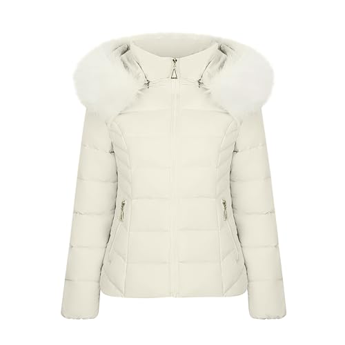 Generisch Winterjacke Damen Warme Steppjacke Kunstfell Kapuze Daunenjacke Kurze Wintermantel Puffer Jacket Leichte Steppmantel Winter Outdoor Jacken Daunenmantel Winterparka Winddicht Outdoorjacke Generisch Winterjacke Damen Warme Steppjacke Kunstfell Kapuze Daunenjacke Kurze Wintermantel Puffer Jacket Leichte Steppmantel Winter Outdoor Jacken Daunenmantel Winterparka Winddicht Outdoorjacke von Generisch