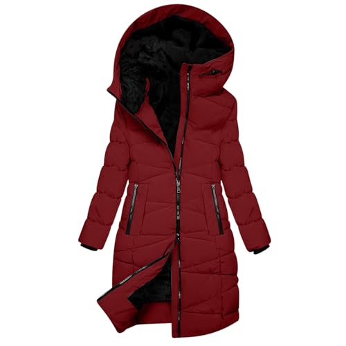 Generisch Winterjacke Damen Wintermantel mit Kapuze Reißverschluss Baumwolle Jacke Winterparka Warm Weich Steppjacke Freizeit Dicke Elegant Einfarbig Daunenjacke Baggy Bequem Outdoorjacke Mantel Generisch Winterjacke Damen Wintermantel mit Kapuze Reißverschluss Baumwolle Jacke Winterparka Warm Weich Steppjacke Freizeit Dicke Elegant Einfarbig Daunenjacke Baggy Bequem Outdoorjacke Mantel von Generisch