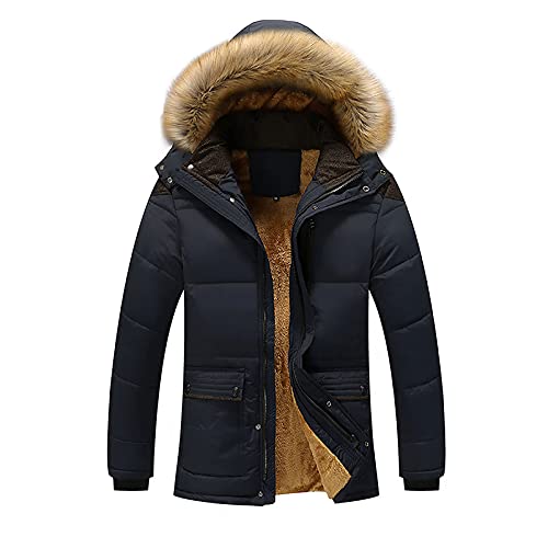 Generisch Winterjacke Herren Fleecejacke Warm Jacke mit Kapuze Steppjacke Parka Jacket Übergangsjacke Thermojacke Fleecejacken Freizeit Baumwolle Jacket Dankeschön Geschenke Dunkelblau M Generisch Winterjacke Herren Fleecejacke Warm Jacke mit Kapuze Steppjacke Parka Jacket Übergangsjacke Thermojacke Fleecejacken Freizeit Baumwolle Jacket Dankeschön Geschenke Dunkelblau M von Generisch