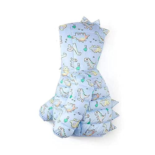 Generisch Winterjacke Mädchen Jungen Dino Kapuzenjacke mit Taschen Winter Warme Steppjacke Niedliche Wintermantel Kinder Casual Winddicht Daunenjacke Leichte Full-Zip Puffer Jacke Outdoor 1-5 Jahre von Generisch