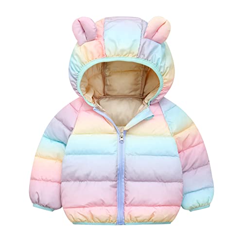 Generisch Wintermantel Kinder Kapuze Mit Taschenjacke Tragen Fleece Verdicken Winddicht Reißverschluss Warme Daunen Kinder Oberbekleidung Sweatjacke Outdoor Mantel Warme Winterjacke von Generisch