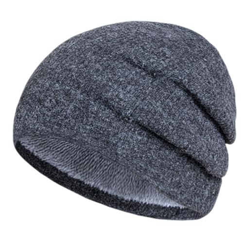 Generisch Wintermütze Herren,Geschenke für Männer Frauen Warme Beanie Winter Mütze, icker,Weicher,Doppelschichtiger Plüschfutterhut WollmüTze Herren Beanie MüTze Herren GrüN MüTze Herren Beanie XXL von Generisch