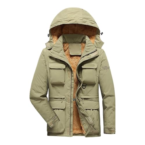 Generisch Winterparka mit Futter Herren Parka Jacke Herren-Jacken Herren Übergangsjacke 3Xl Warme Jacke Outdoor Sweatshirt Jacke Herren Mit Kapuze Schwarz Lässiger Stil Generisch Winterparka mit Futter Herren Parka Jacke Herren-Jacken Herren Übergangsjacke 3Xl Warme Jacke Outdoor Sweatshirt Jacke Herren Mit Kapuze Schwarz Lässiger Stil von Generisch