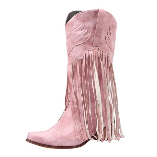 Generisch Winterschuhe Damen Herren Wasserdicht Stiefel Winter Westernstiefel mit Knielanger Langschaft Sommer Stiefeletten Atmungsaktiv trendiges Winter-Outfit-Element Generisch Winterschuhe Damen Herren Wasserdicht Stiefel Winter Westernstiefel mit Knielanger Langschaft Sommer Stiefeletten Atmungsaktiv trendiges Winter-Outfit-Element von Generisch