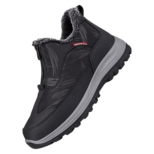 Generisch Winterschuhe Herren Ohne Schnürsenkel, Wanderschuhe Herren Leicht Halbhoch, Trekkingschuhe Slip On Schneeschuhe Rutschhemmend Winterstiefel Vintage Klassischer Outdoorschuhe Für Casual Generisch Winterschuhe Herren Ohne Schnürsenkel, Wanderschuhe Herren Leicht Halbhoch, Trekkingschuhe Slip On Schneeschuhe Rutschhemmend Winterstiefel Vintage Klassischer Outdoorschuhe Für Casual von Generisch