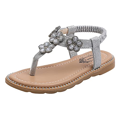 Generisch Winterschuhe Jungs 32 Schuhe Damenschuh Winterschuhe 35 (Silver, 23 Toddler) von Generisch
