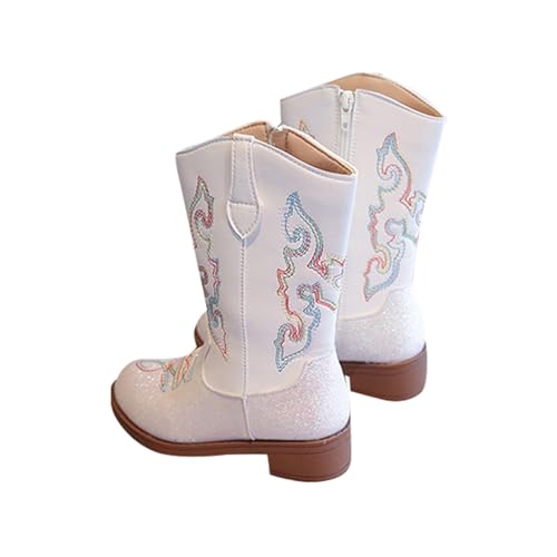 Generisch Winterschuhe Kinder Kinderschuhe Winter Reißverschluss Winterschuhe Kinder Stiefeletten Outdoor Boots Freizeit Festliche Schuhe Einfarbige Dirndlschuhe Schlupfstiefel Partyschuhe von Generisch