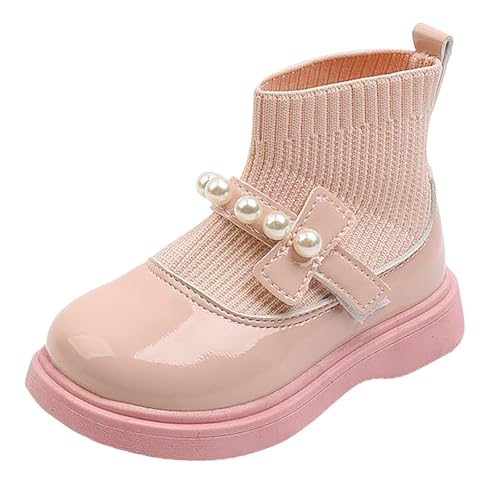 Generisch Winterschuhe Kinder Kinderschuhe Winter Warme Winterschuhe Niedliche Halbstiefel Outdoor Stiefel Leicht Festliche Schuhe Einfarbige Dirndlschuhe Schlupfstiefel Springerstiefel von Generisch