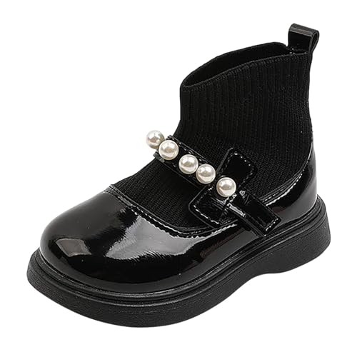 Generisch Winterschuhe Kinder Kinderschuhe Winter Warme Winterschuhe Niedliche Halbstiefel Outdoor Stiefel Leicht Festliche Schuhe Einfarbige Dirndlschuhe Schlupfstiefel Springerstiefel von Generisch